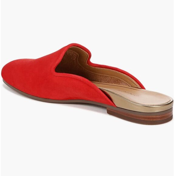 Vionic Willa Mule in Red Suede Leather 6 NWOB - Picture 2 of 15